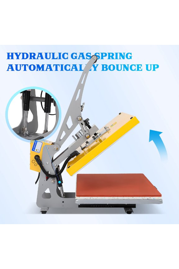 Versatile Heat Press Machine for Shirts and Canvas Bags with Multi Color Design