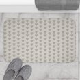 16" x 24"Scandinavian Pattern Bath Mat, Matching Bathroom Mat, Boho