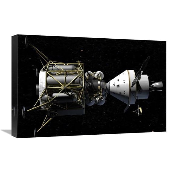 16 x 24 in. Altair & Orion Spacecraft - Conceptual Rendering Art Print - NASA
