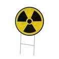 thumbnail image 1 of 16 x 24 in. Corrugated Plastic Sign with Stakes Circular - Radioactive, 1 of 1