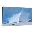 thumbnail image 1 of 16 x 24 in. Emperor Penguin Tobogganing in Front of Iceberg, Antarctica Art Print - Konrad Wothe, 1 of 1