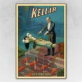 thumbnail image 1 of 16 x 24 in. Kellar Levitation Vintage Magic Poster Multi Color Wall Art, 1 of 1