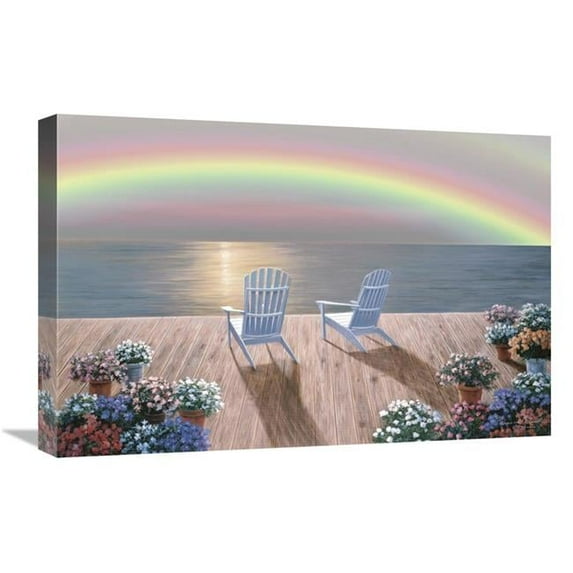 16 x 24 in. Rainbow Wishes Art Print - Diane Romanello