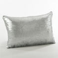 thumbnail image 1 of 16 x 24 in. Rectangle Sirun Sequin Mermaid Design Down Filled Throw Pillow, White, 1 of 1