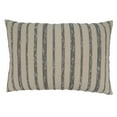 thumbnail image 1 of 16 x 24 in. Striped Down Filled Oblong Pillow, Black & White, 1 of 1