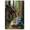 thumbnail image 1 of 16 x 24 in. Time to Reflect with Horse Satin Metal Sign, 1 of 1