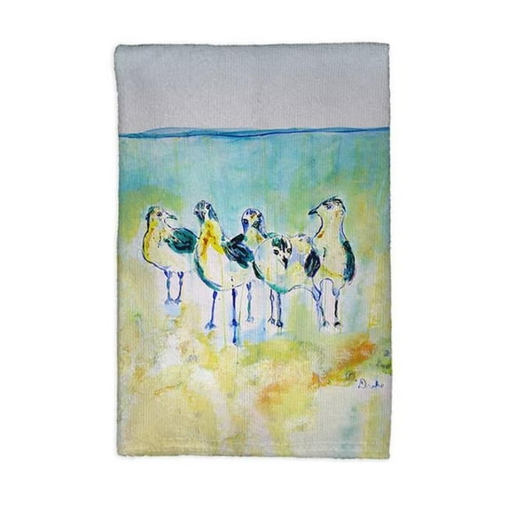 16 x 25 in. Abstract Gulls II Kitchen Towel