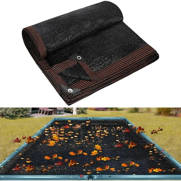 16 x 26FT Pool Leaf Net Cover- Leaf Netting for Inground and Above Ground Rectangle Swimming Pools Fine Mesh Pool Screen Cover,Winter Above Ground Pool Screen Cover, Catching Leaves, Sunshade