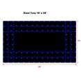 thumbnail image 1 of 16' x 28' Light Weight Truck Tarp, Black Color, Great for Flat Bed Truck Hauling Equipments & Machineries, 15OZ Gauge, Lighter Weight for Easy Handling, Patchable and Repairable, Made by Xtarps, 1 of 4