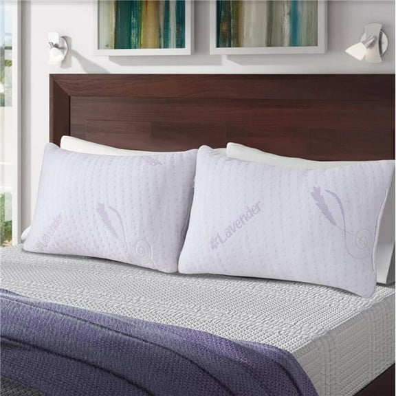16 x 28 in. Lavender Memory Foam Pillow