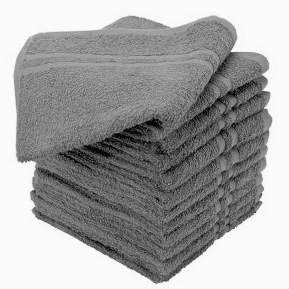 16" x 29" Allure 29 Dove Grey Towels - 12 Pack