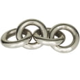 thumbnail image 1 of 16" x 3" Silver Aluminum Chain Sculpture, by DecMode, 1 of 7