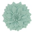 thumbnail image 1 of 16 x 3 x 16 in. Flower Shaped Felt Throw Pillow, Aqua, 1 of 1