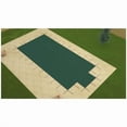 thumbnail image 1 of 16 x 32 ft. Rectangular Green Solid Safety Cover with Center End Step, 1 of 1