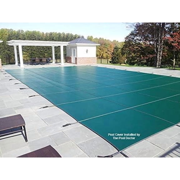 16 x 36 Rectangle Loop-Loc Safety Pool Cover with 4 x 8 Center Step Section