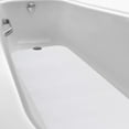 thumbnail image 1 of 16" x 40" Non Slip Bathtub Mat with Drain Cut Out Non Skid Safety Bath Mat Adhesive Peel and Stick Bath Tub Mat Arc Angle PEVA Tub Anti Slip Stickers for Shower Floor Wet Areas(White), 1 of 7
