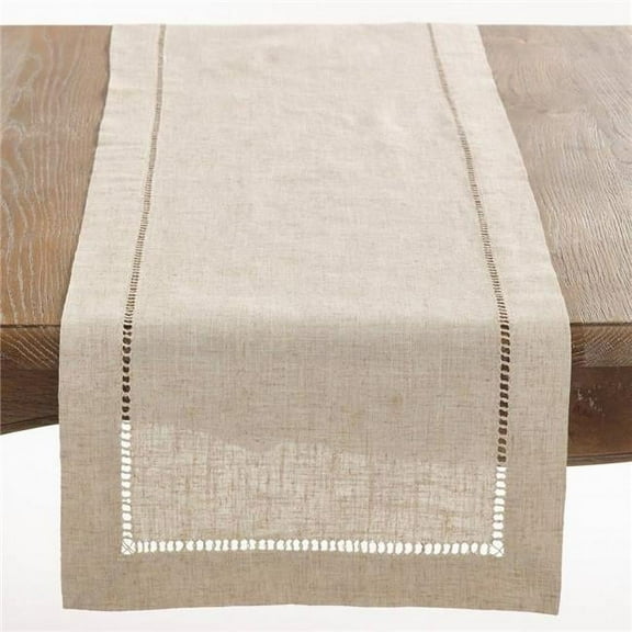 16 x 45 in. Hemstitched Plain Table Runner, Multi Color