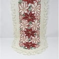 thumbnail image 1 of 16 x 45 in. Red & White Poinsettia Allover Table Runner, 1 of 1