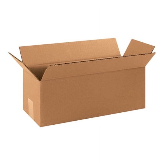 16" x 6" x 6" Long Corrugated Boxes, ECT-32 Brown Shipping/Moving Box 25 Boxes
