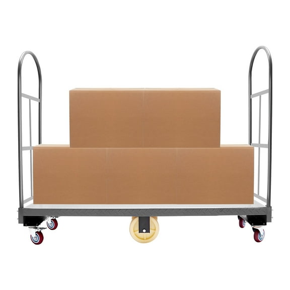 16" x 65 Steel Dolly U-Boat Utility Material Cart Platform Hand Truck Heavy Duty