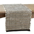 thumbnail image 1 of 16 x 72 in. Jute Oblong Table Runner, Black & White, 1 of 1