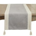 thumbnail image 1 of 16 x 72 in. Whipstitched Border Design Table Runner, Grey, 1 of 1