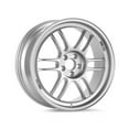 thumbnail image 1 of 16 x 8 & 4x100 Bolt Pattern 38 mm Offset 73 mm Bore RPF1 Silver Wheel for 2002-2006 Mini & Miata 4-Lug, 1 of 1