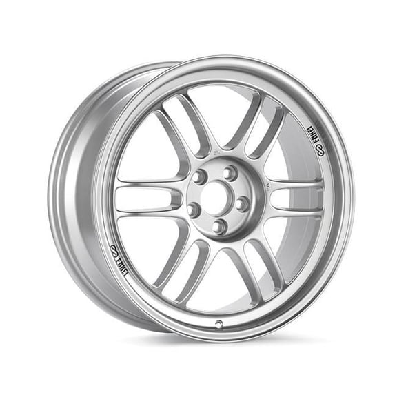 16 x 8 & 4x100 Bolt Pattern 38 mm Offset 73 mm Bore RPF1 Silver Wheel for 2002-2006 Mini & Miata 4-Lug