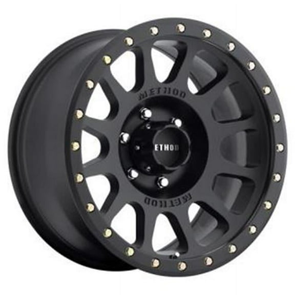 16 x 8 in. NV 6 on 5.5 Bolt Pattern 4.5 in. Back Space - Matte Black