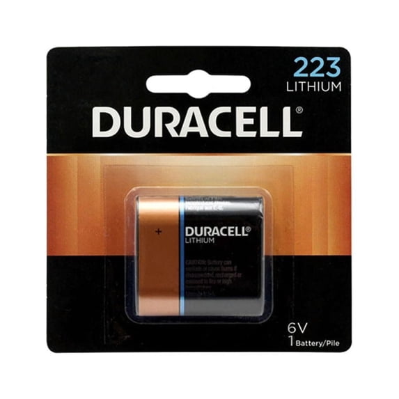 16 x Duracell Ultra DL223 6 Volt Photo Lithium Batteries (On a Card)