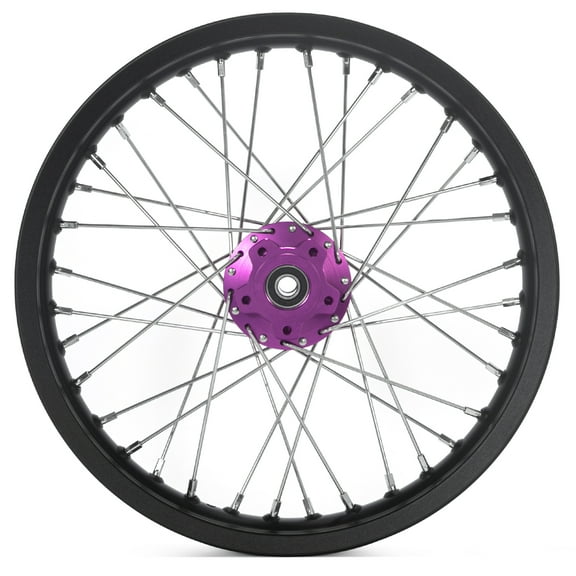 16"x1.85" Spoked Rear Whel Rim Purple Hub For Sur Ron Light Bee X LBX For Segway