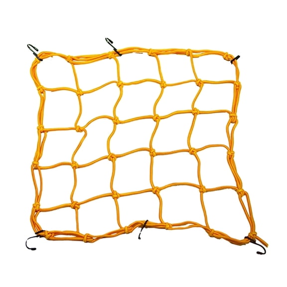 16"x16" ElasticBungee Cargo Net HighsElastic Reflection Mesh Net,Luggage Tie-Down Net for Motorbike Bike