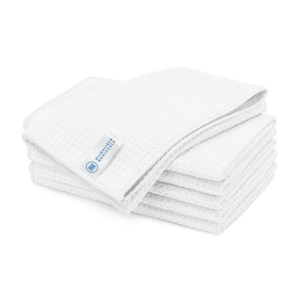 16"x16" Microfiber Waffle Weave Towel - Pack of 6