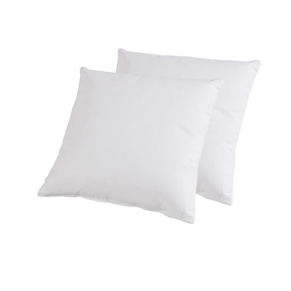16"x16" Pillow Inserts 2 Pack, Premium Cotton Soft Fluffy Throw Pillow Inserts, Hypoallergenic Fluffy Couch Pillows for Bed Sofa Living Room Decor