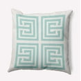 thumbnail image 1 of 16"x16" Simply Daisy Greek Key Poly Indoor/Outdoor Pillow, Blue Qty 1, 1 of 5
