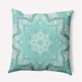 thumbnail image 1 of 16"x16" Simply Daisy Shawl Poly Indoor/Outdoor Pillow, Blue Qty 1, 1 of 5