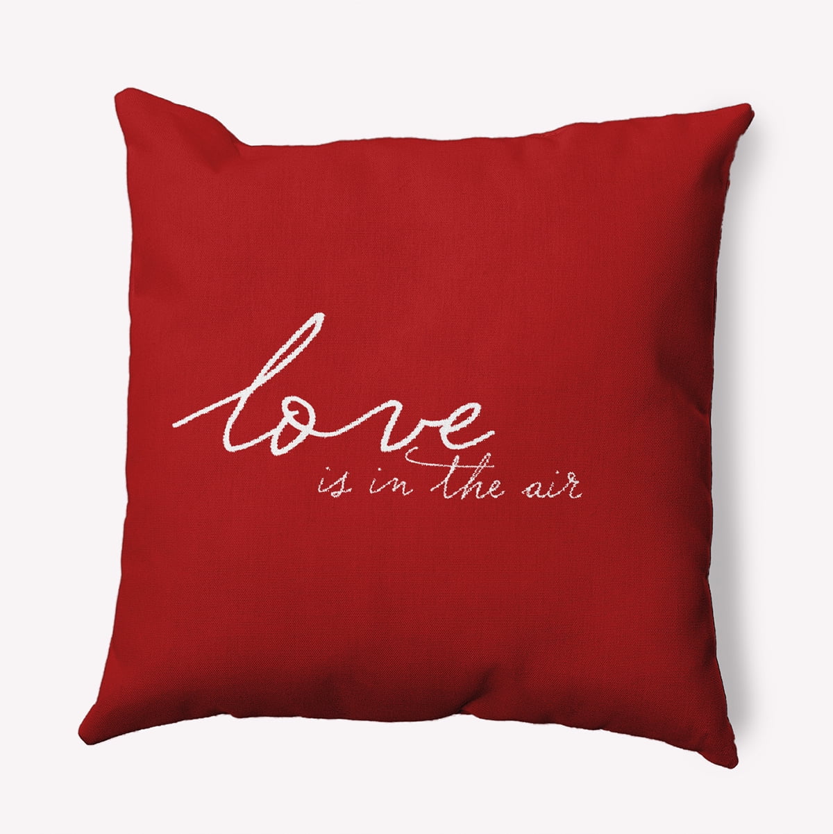 16"x16" Simply Daisy Valentines Love in the Air Poly Accent Pillow, Red Qty 1