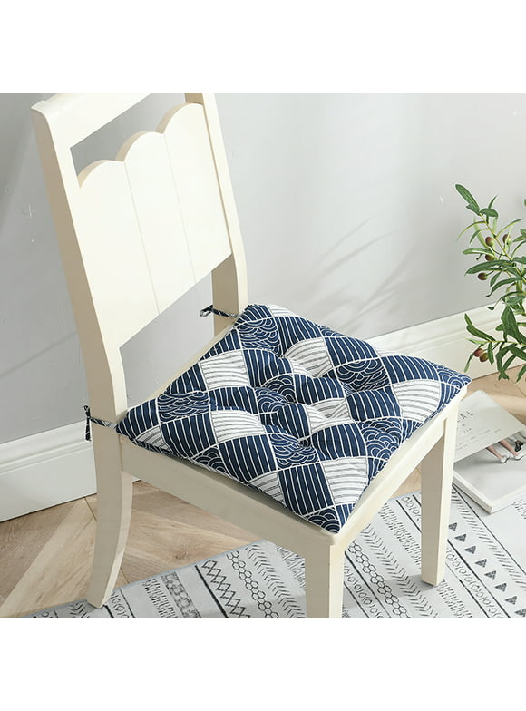 16"x16" Square Chair Pad Seat Cushion,with Ties Non-slip,Superior Comfort & Softness,Indoor Outdoor Sofa Chair Pads Cushion Pillow Pads for Garden Home Kitchen Office Car