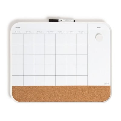 16"x20" Mod Frame 3-in-1 Planner Board - White