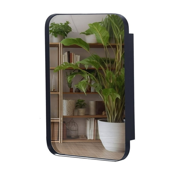 16"x24" Bathroom Cabinet with Mirror And Adjustable Shelves,Recessed Metal Framed Cabinet