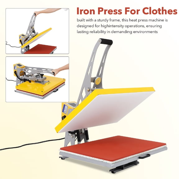 IMIKEYA Multi Use Heat Press Machine for Shirts Canvas Bags and Mouse Pads
