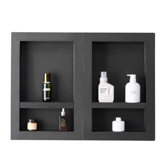 16"x24" Shower Niche Recessed Organizer, Rustproof Bathroom Wall Storage Shelf