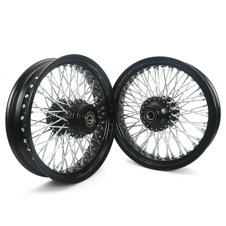 16 x3.5 Wheels Rims Hub Dual Disc 72 Spokes for Harley Heritage Softail Heritage Deluxe