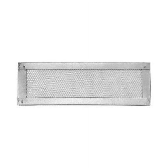 Construction Metals Scv166-1/8 Economical Flat Screen Vent, 16 Inch X 6 Inch