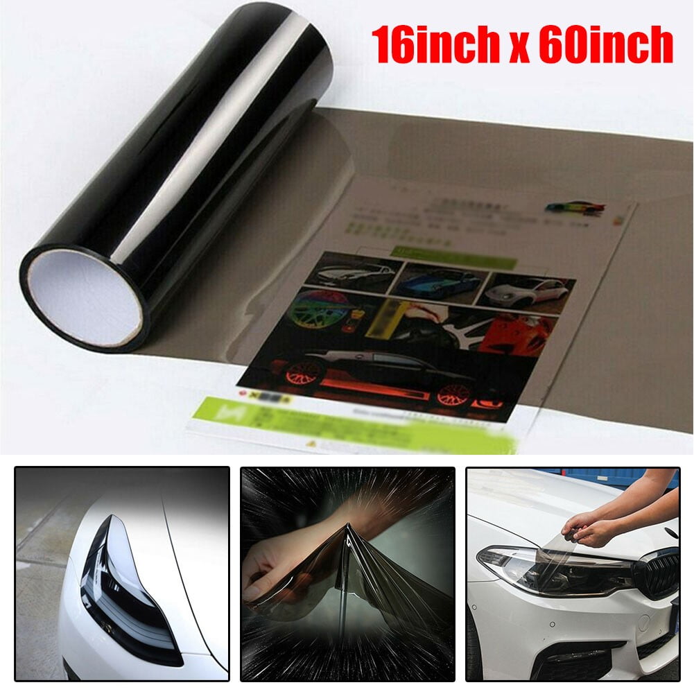 16"x60" Gloss Car Headlight Fog Taillight Wrap Tint Vinyl Film Sticker Decal