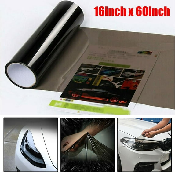 16"x60" Gloss Car Headlight Fog Taillight Wrap Tint Vinyl Film Sticker Decal