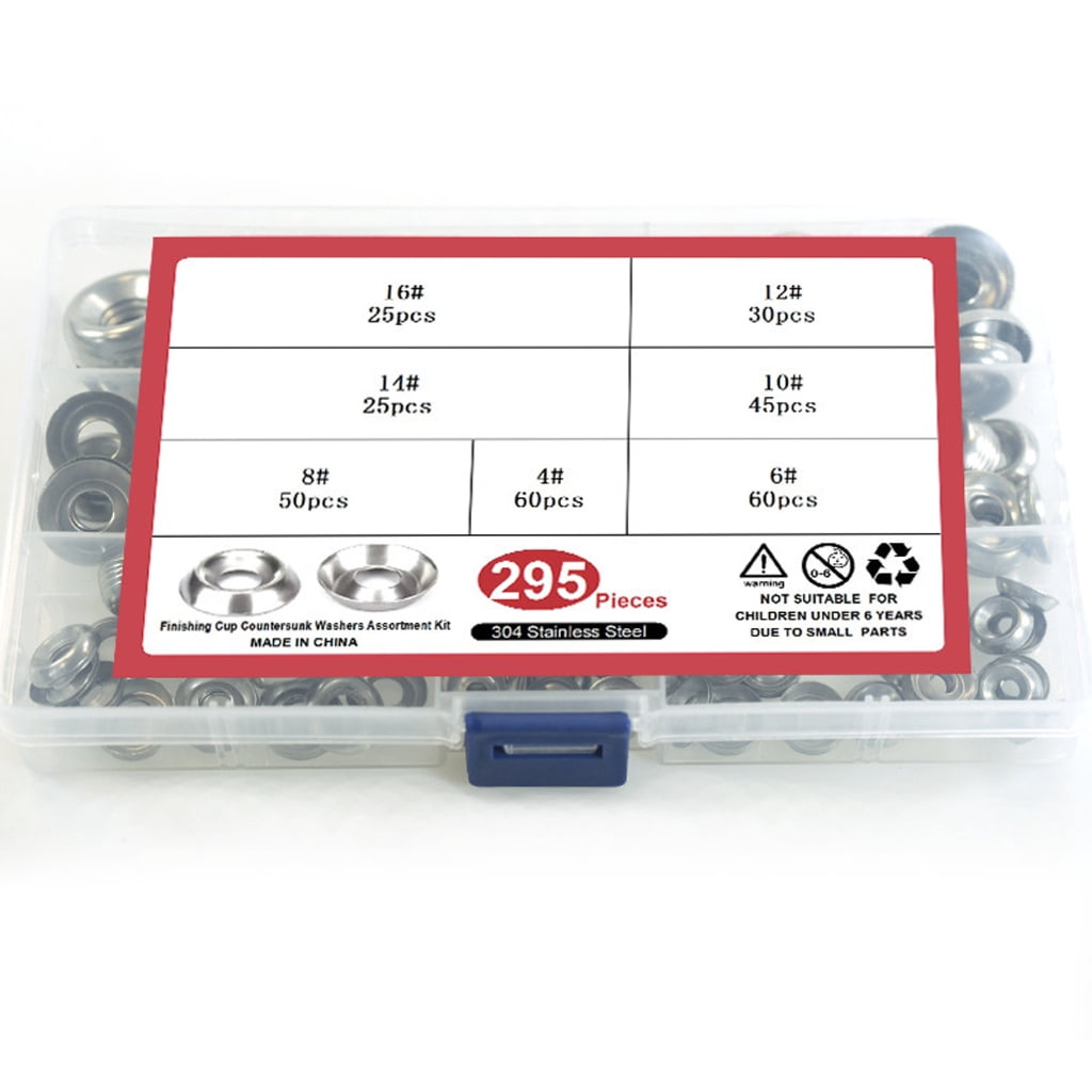 160/295Pcs Replacement Decorative Washers for Countersunk Screws ...
