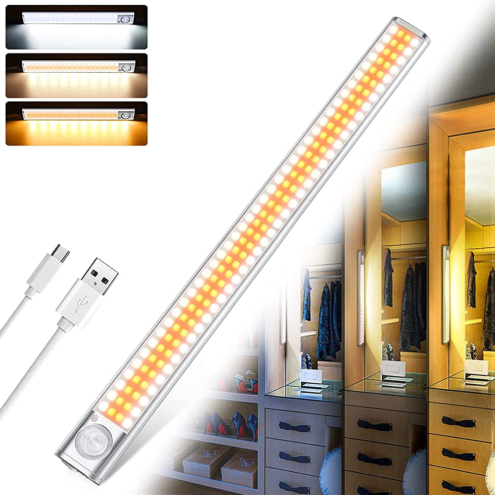 160 LED Closet Light, LED Motion Sensor Cupboard Lights Dimmable Under