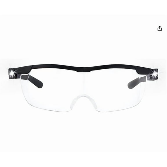160% Magnifying Glasses with Light Rechargeable for Close Work Hands-Free Ideal for Crafts Sewing and Reading