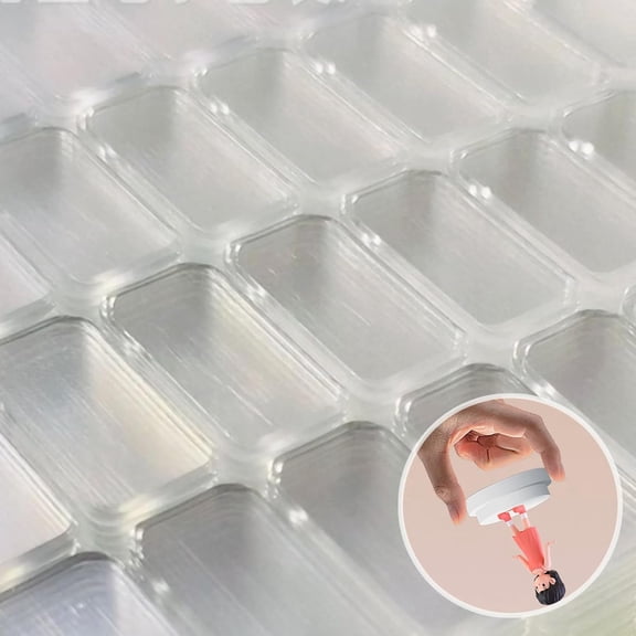 160 PCS Mounting Putty, Sticky Tack Small Square, Removable No Trace Double Clear Sticky Tack Putty for Poster Museum Wall Hanging